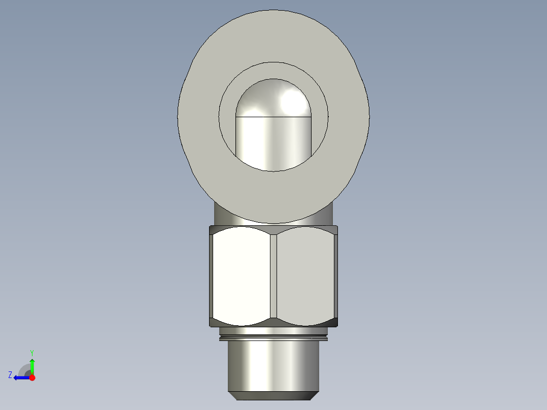 PL6M5-M管接头ZB右视图