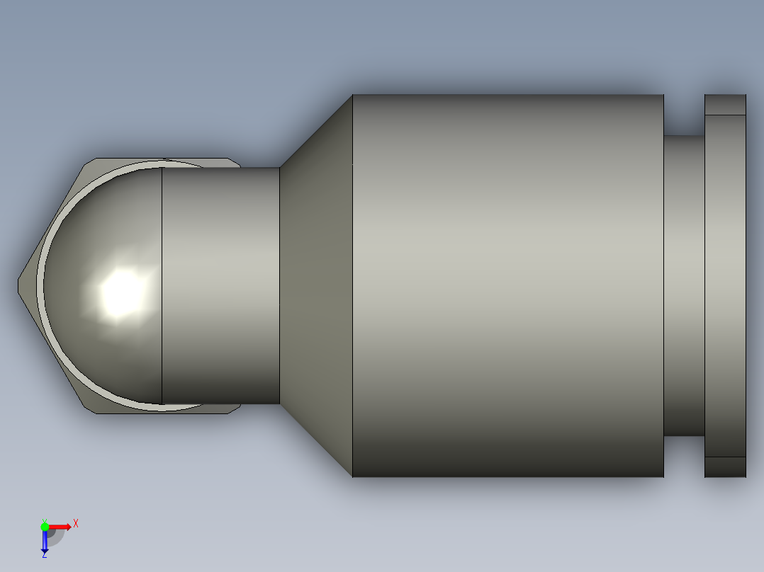 PL6M5-M管接头ZB俯视图