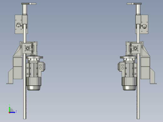 料框放料装置左视缩略图