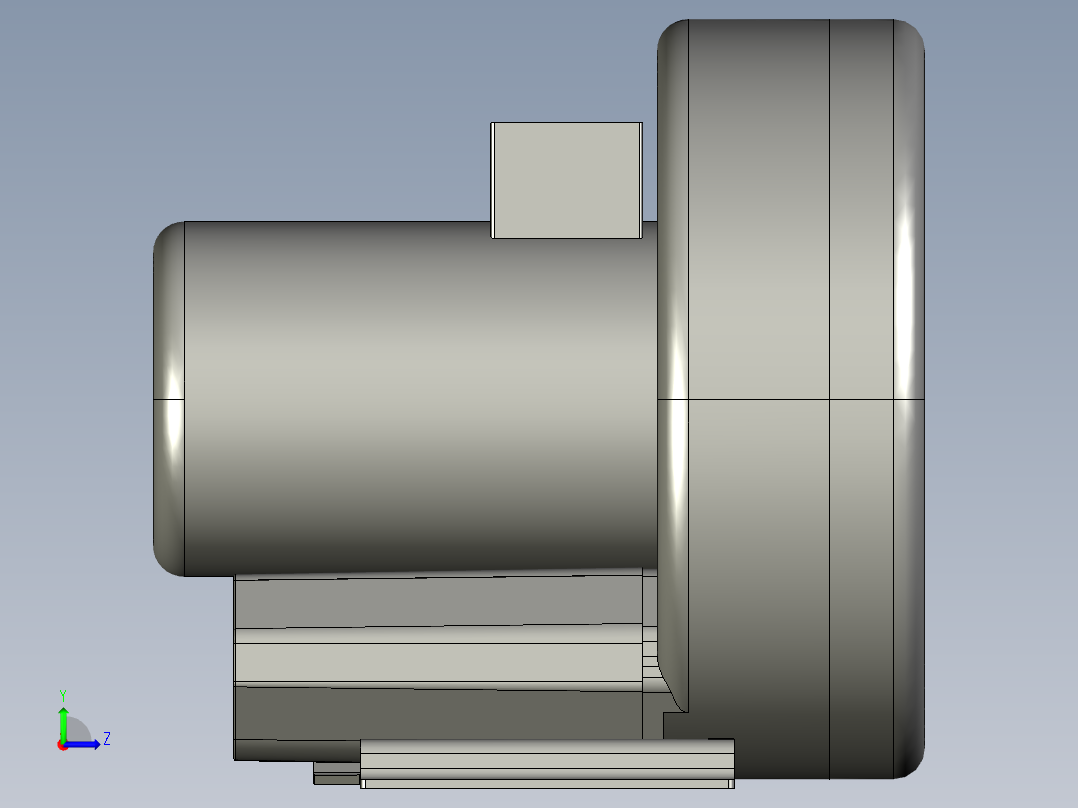 风机B630H16--22KW左视图