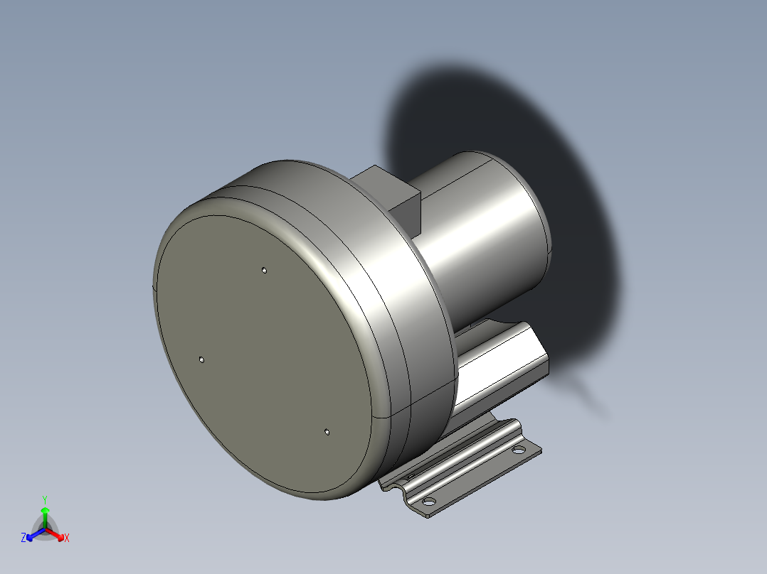 风机B630H16--22KW正等轴测图