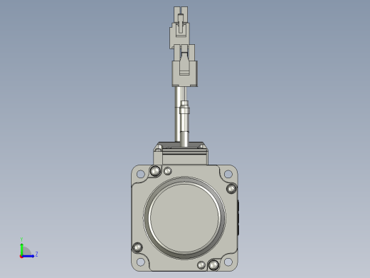松下伺服电机MHMF042L1U2-A左视缩略图