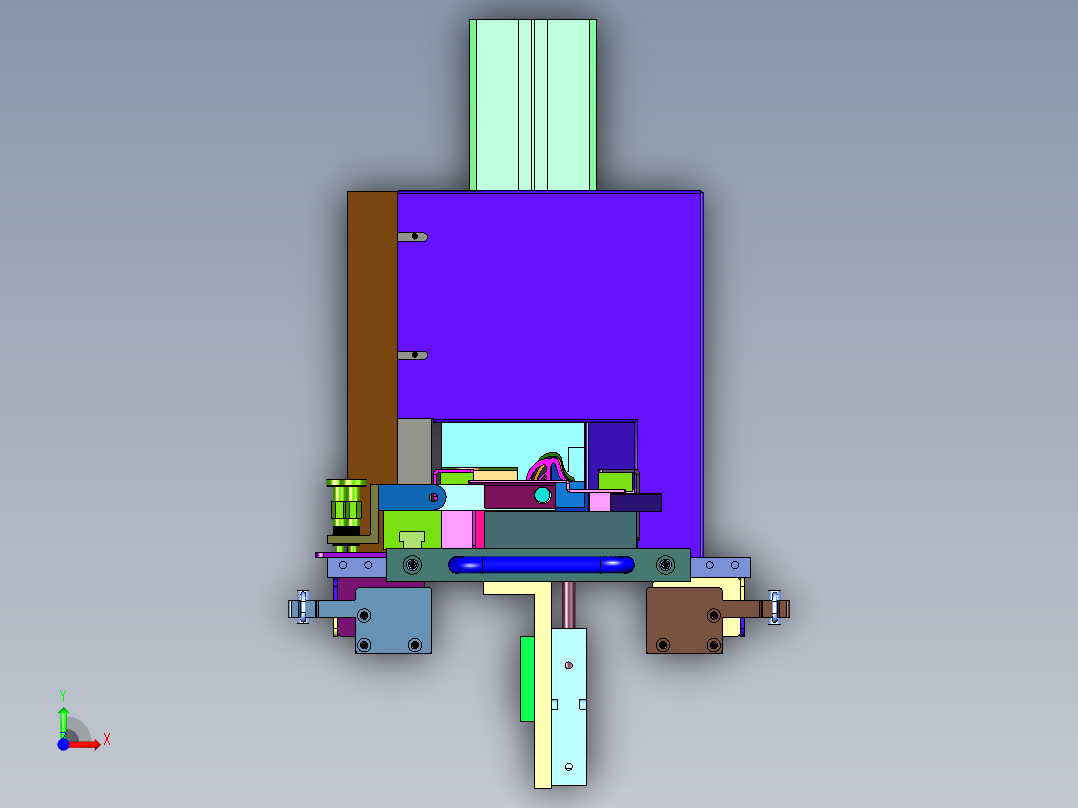 真空式密封件切唇修边机前视图