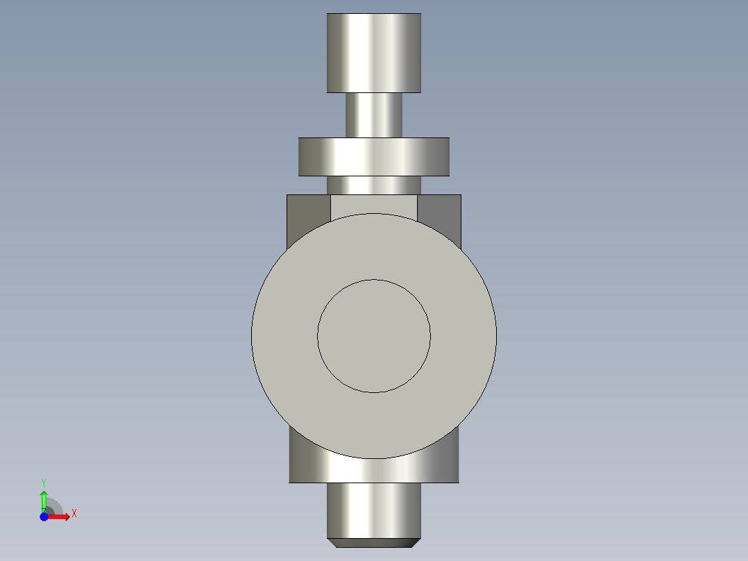 AS1201F-M5-06(限出型)调节接头前视图
