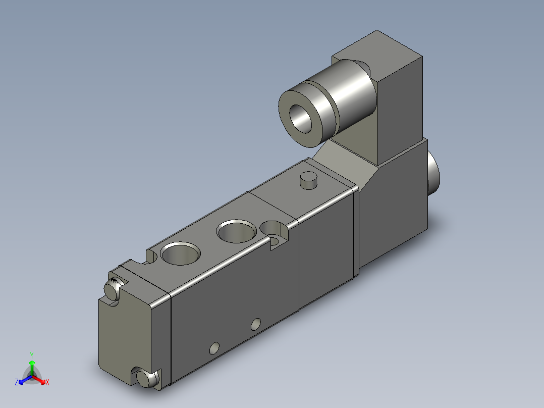 电磁阀4V11006B亚德客主视图
