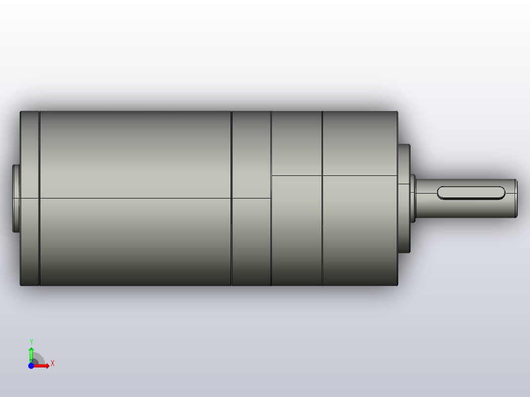Z72BLDPN120W减速比一级整机前视图