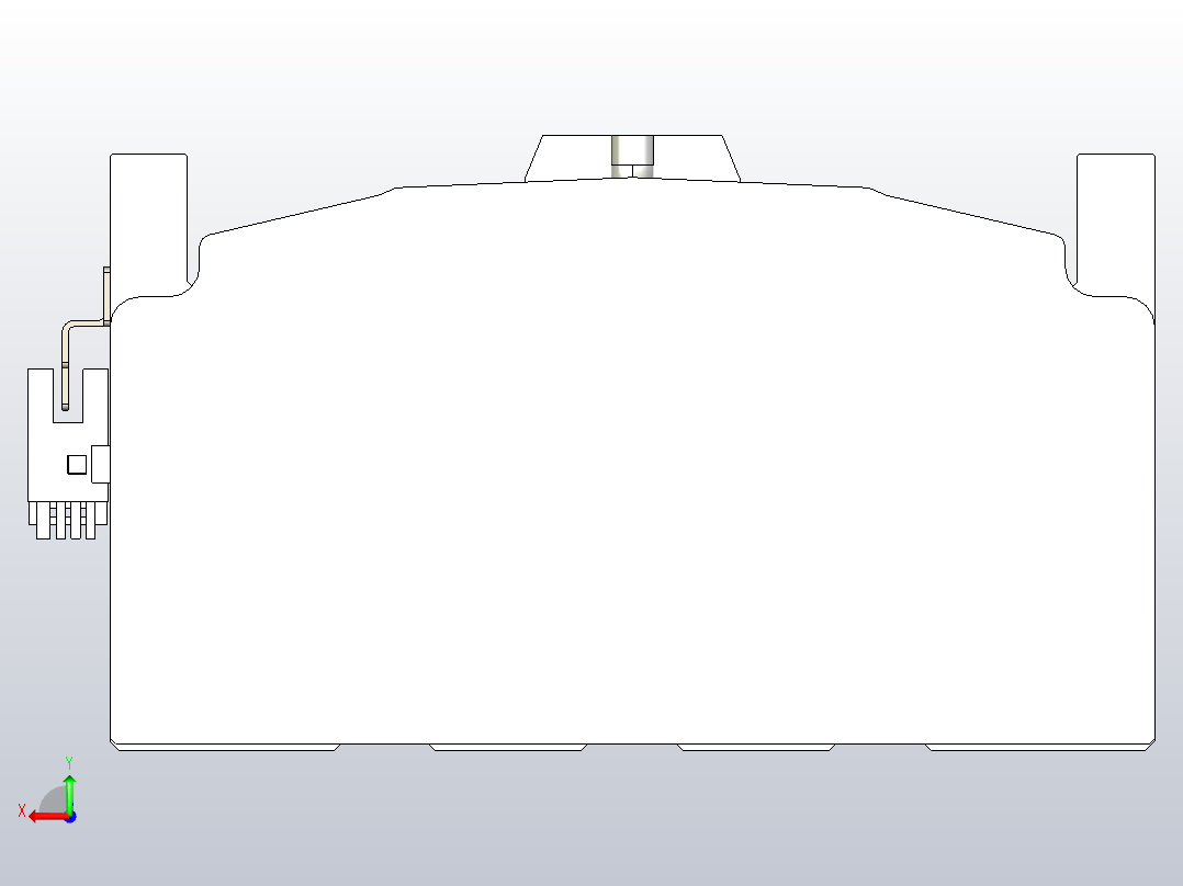 日规模组半封闭丝杆TPA-HNR-175D-2510C-L750-M-Y-P75-N3后视图