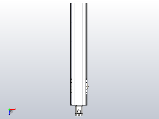 日规模组半封闭丝杆TPA-HNR-175D-2510C-L750-M-Y-P75-N3俯视缩略图