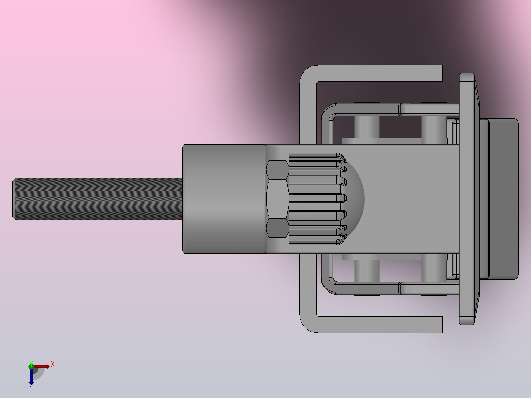 MS708[MS708-3]锁俯视图