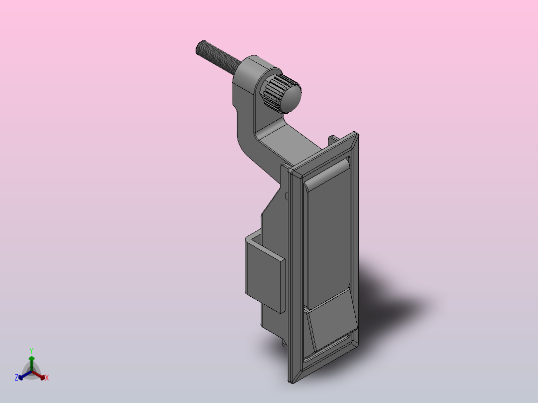 MS708[MS708-3]锁正等轴测图