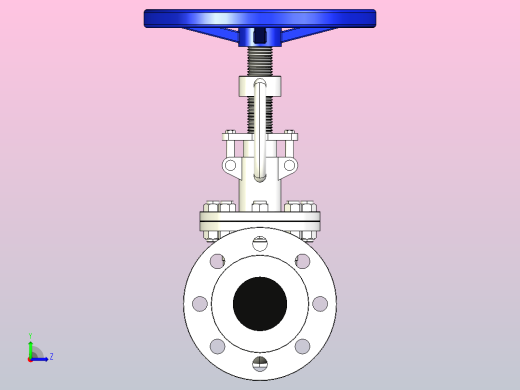 J41H╱W-25╱P法兰截止阀[J41H-25]65左视缩略图