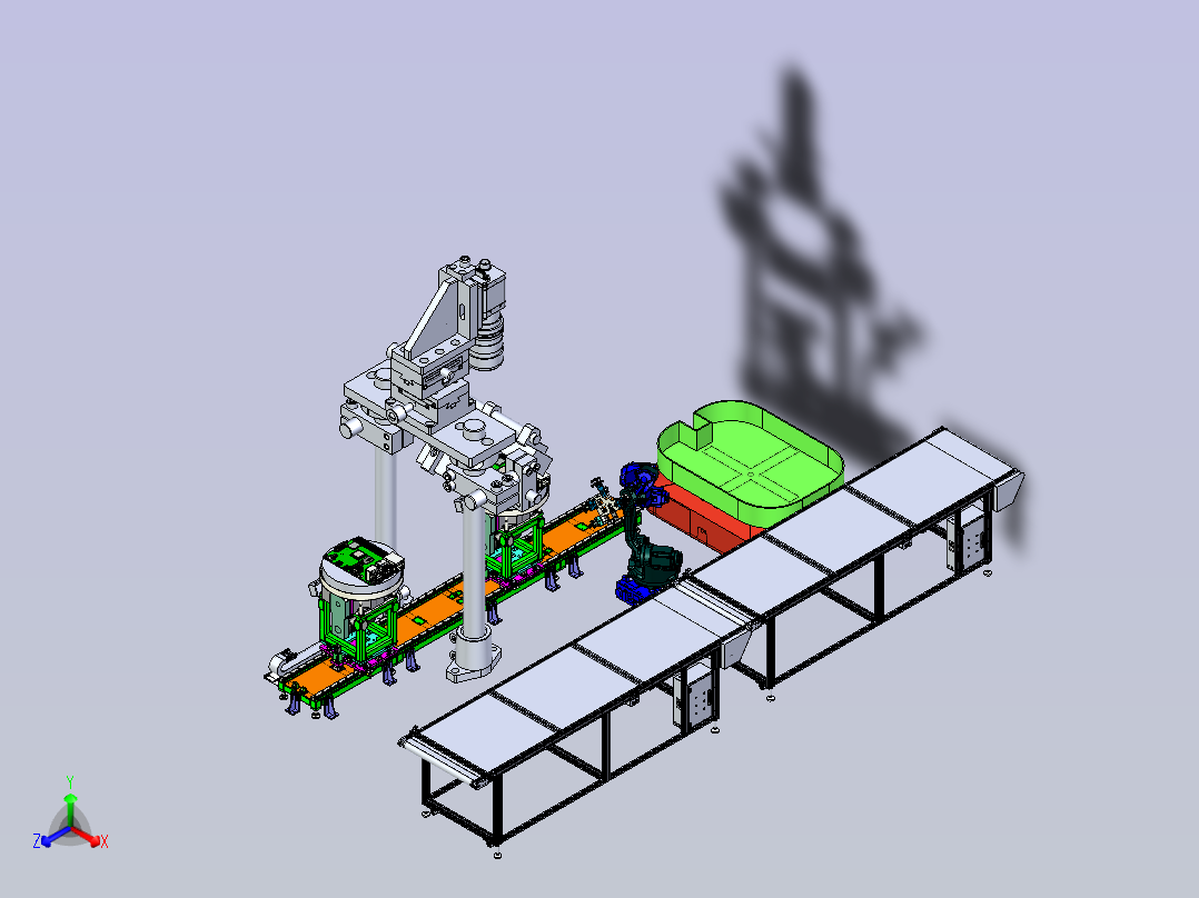 电路板的视觉检测与运输模拟主视图