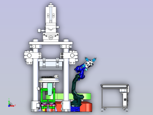 电路板的视觉检测与运输模拟前视缩略图