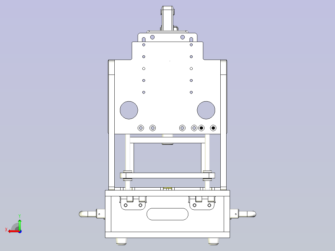 BMS板测试治具后视图