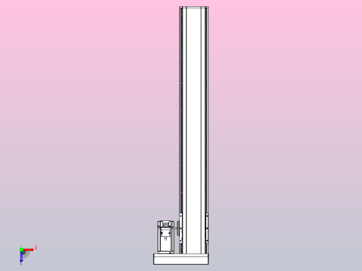日规模组半封闭丝杆TPA-HNR-105D-1610C-L700-ML-C-P40-N3俯视缩略图
