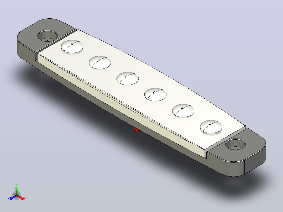 用于轨道和拖车的12v-24v侧灯正等轴测图