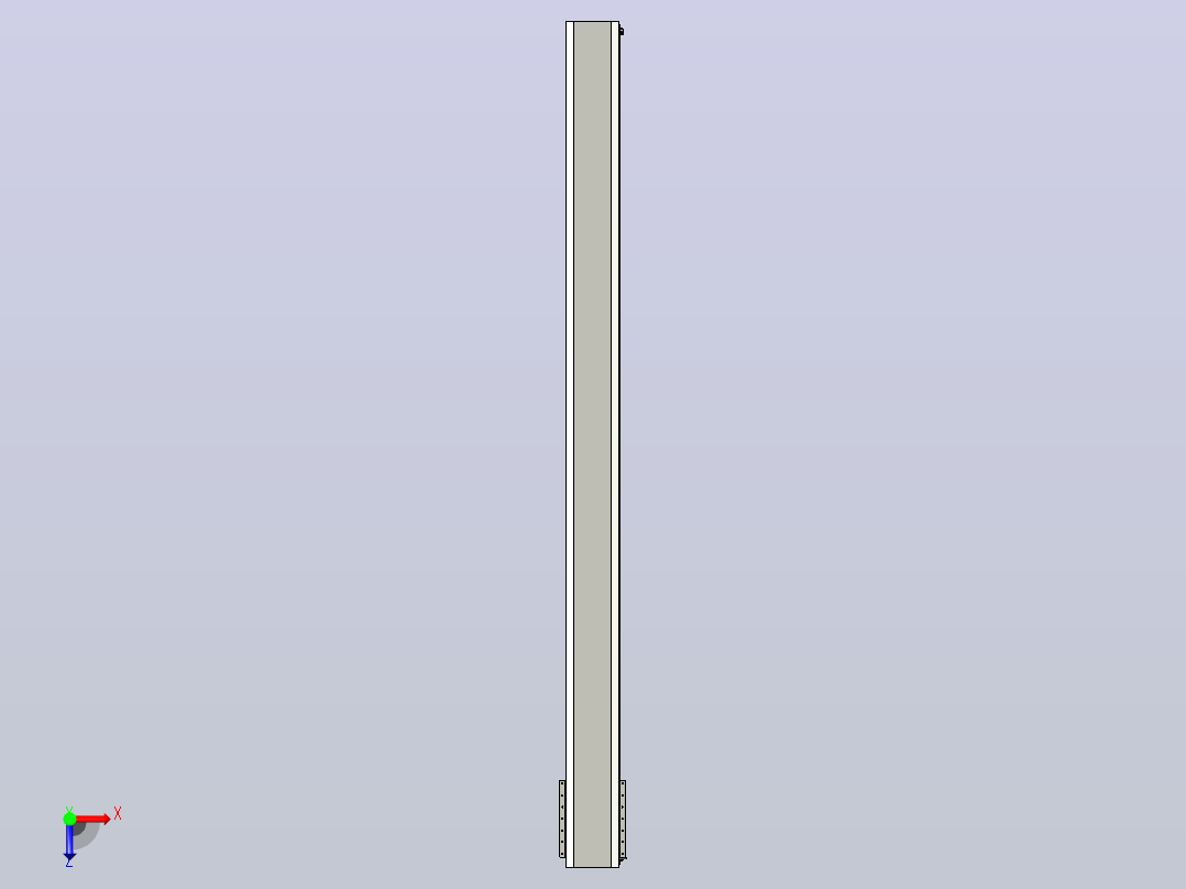 直驱直线电机轴TPA-LNP-230D-P33-L3180-C-1-3-C-10-N3(磁栅尺)俯视图