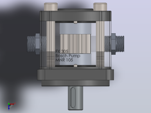 Solidworks 液压泵组件73俯视缩略图