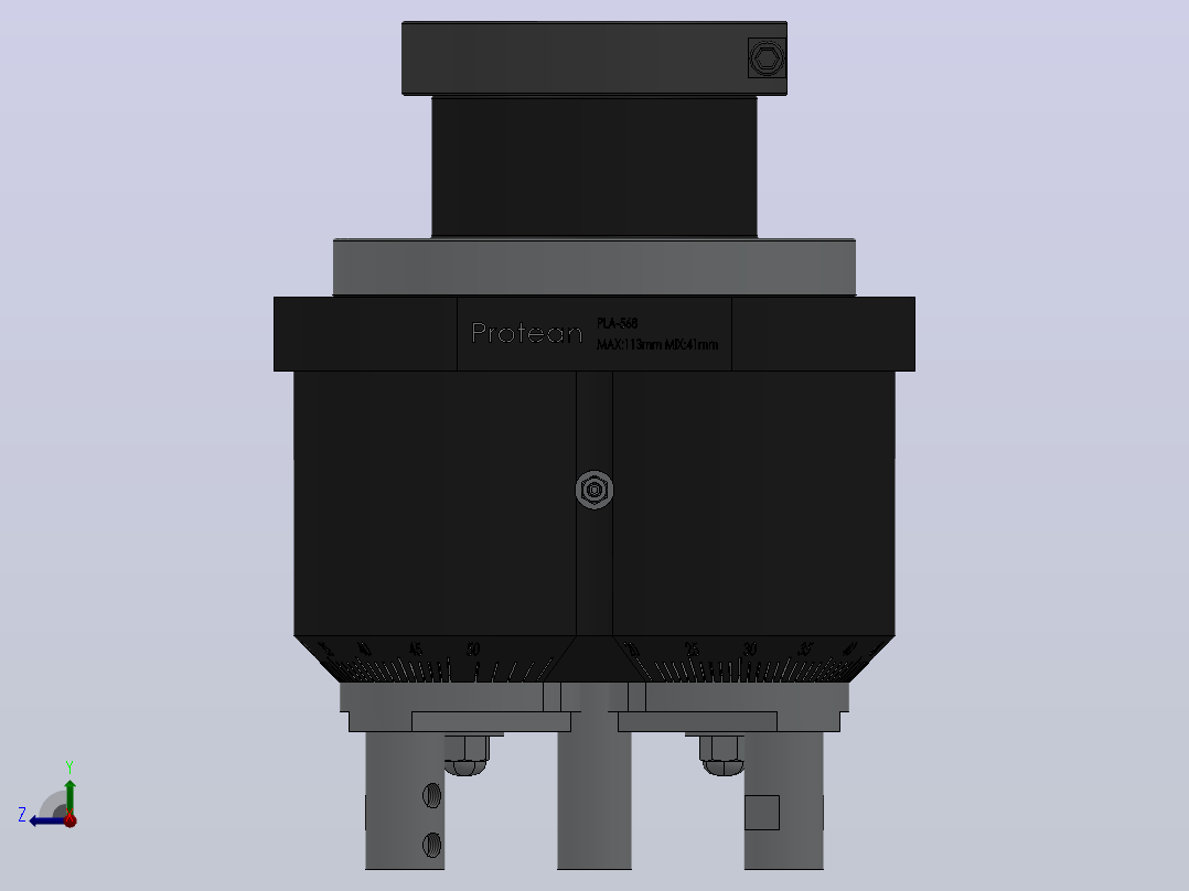 PLA-568[PLA-56850]可调式钻孔头右视图