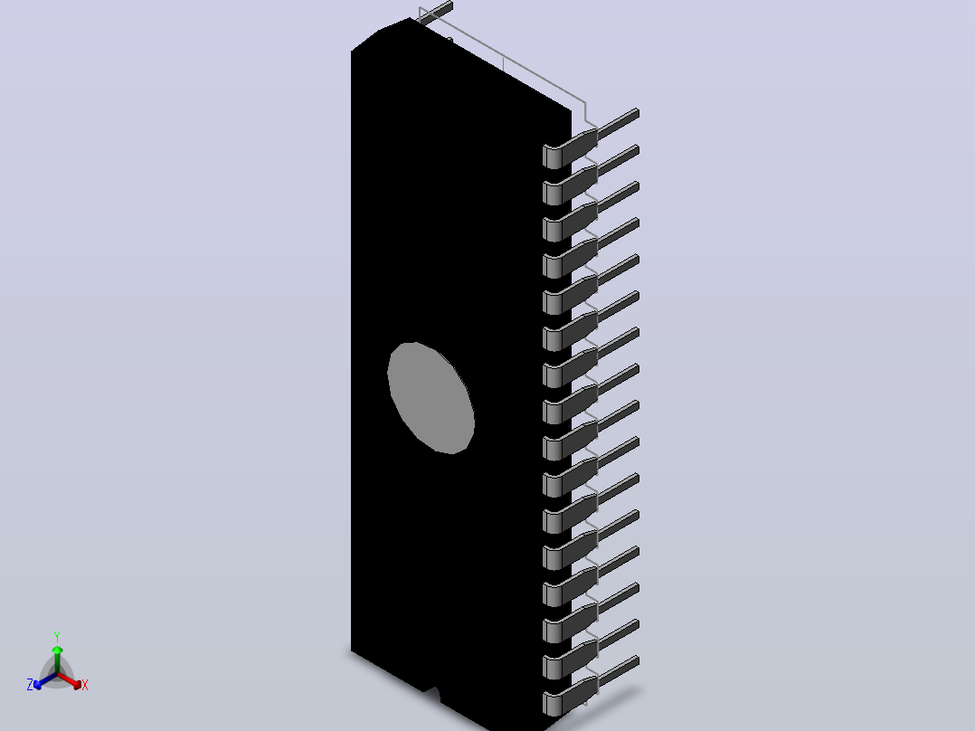 电子器件DIP 32 IC with 0_280in Window主视图
