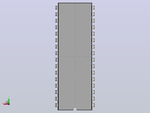 电子器件DIP 32 IC with 0_280in Window后视缩略图