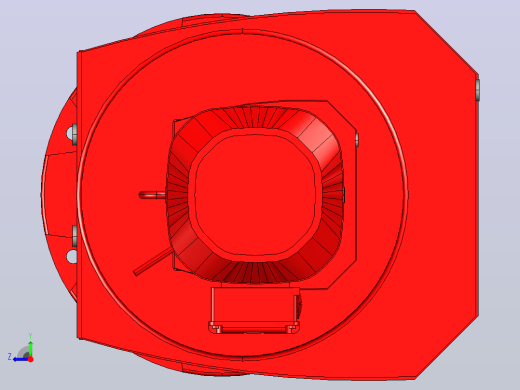 SEW减速电机三维模型右视缩略图