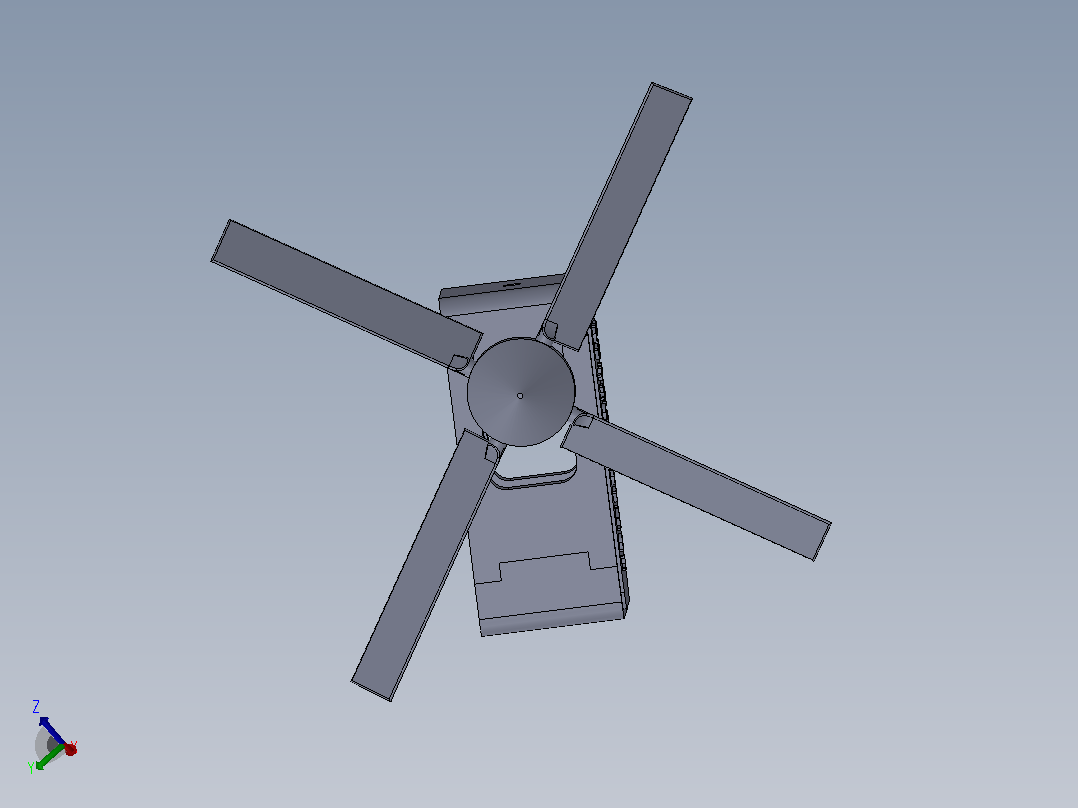 3DPWPE - a33D打印风车主视图