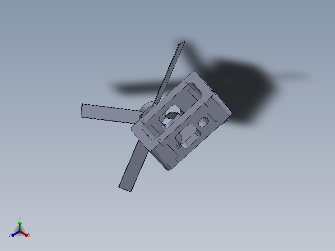 3DPWPE - a33D打印风车正等轴测图