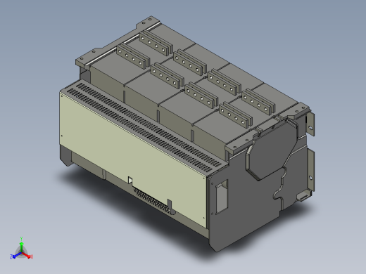 NXA40FN_H32 4P抽屉万能式断路器三维模型202208