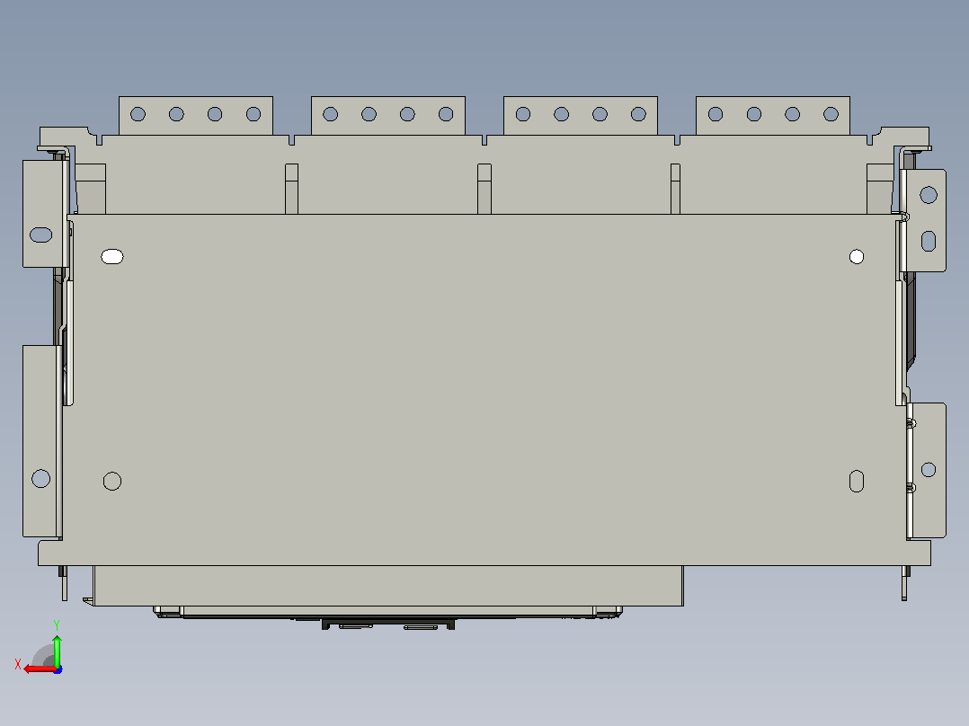 NXA40FN_H32 4P抽屉万能式断路器三维模型202208后视图