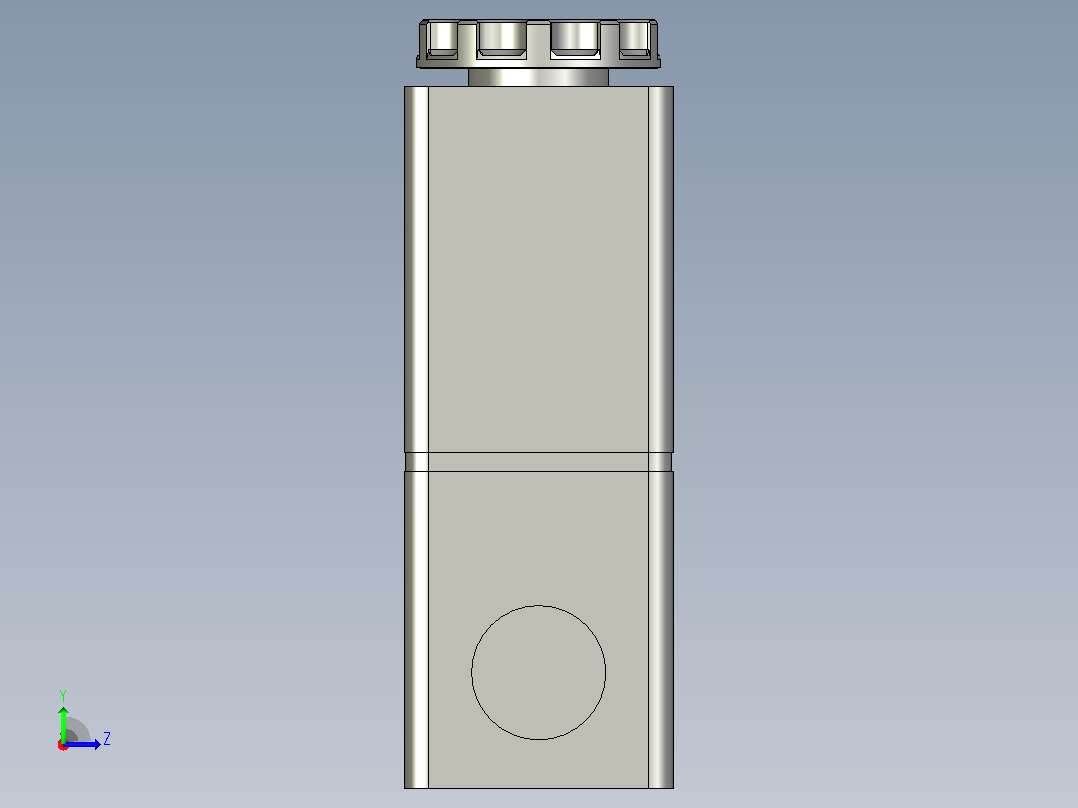 2V025-08 电磁阀左视图