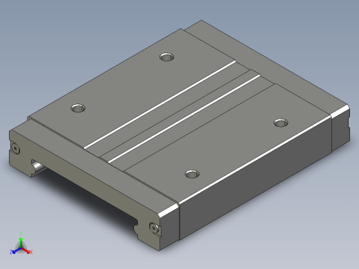 滑块SWZLB16正等轴测缩略图