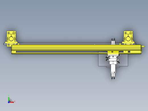 托盘移载组件俯视缩略图