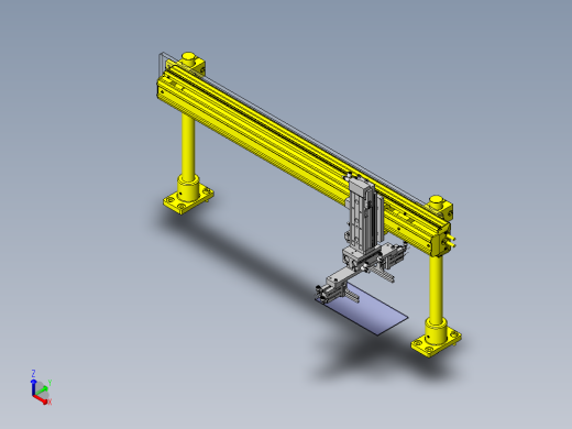 托盘移载组件正等轴测缩略图