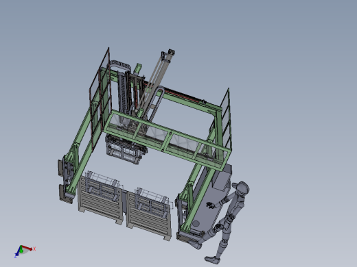 大桁架机械手出料架全套、抓取机械手设备