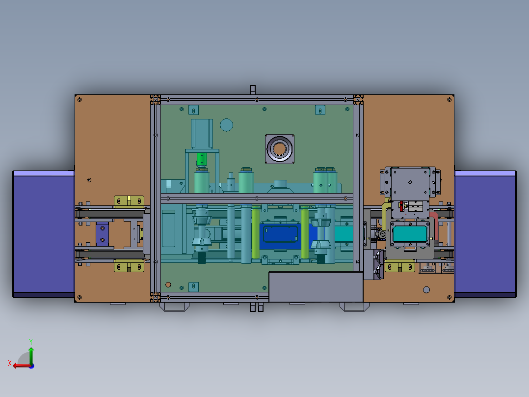 自动化手机贴膜机sw14后视图
