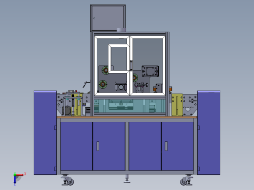自动化手机贴膜机sw14俯视缩略图