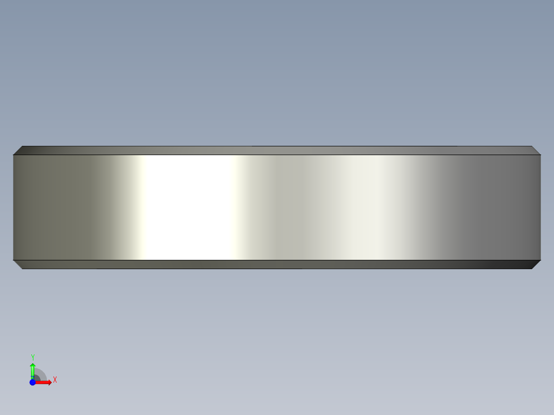 同轴式二级减速器 3D模型3D图纸 机械设计参考资料前视图