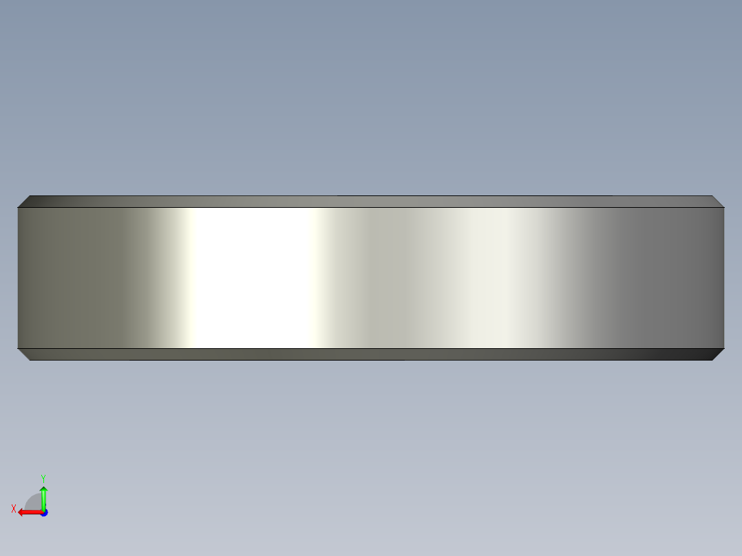 同轴式二级减速器 3D模型3D图纸 机械设计参考资料后视图