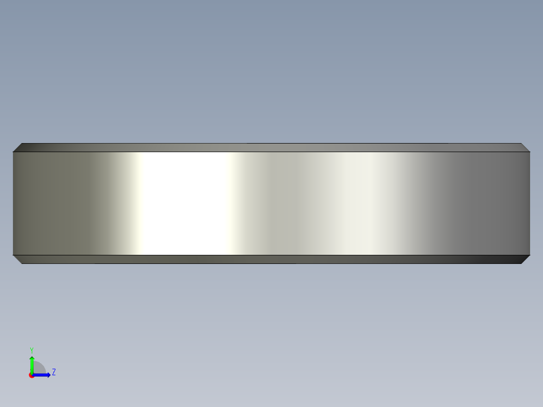 同轴式二级减速器 3D模型3D图纸 机械设计参考资料左视图