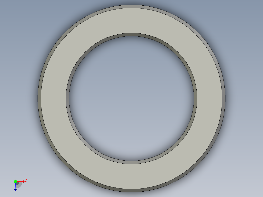 同轴式二级减速器 3D模型3D图纸 机械设计参考资料俯视图