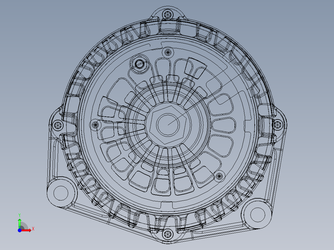 交流发电机前视图