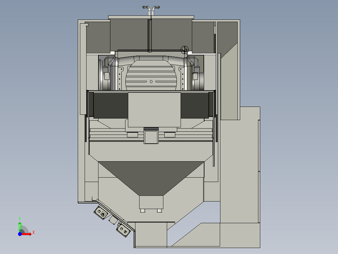 五轴加工中心11前视图