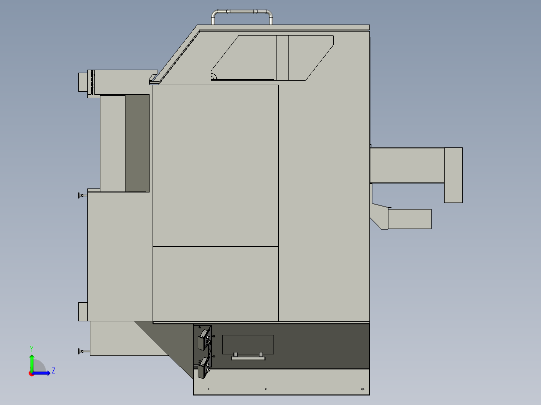 五轴加工中心11左视图