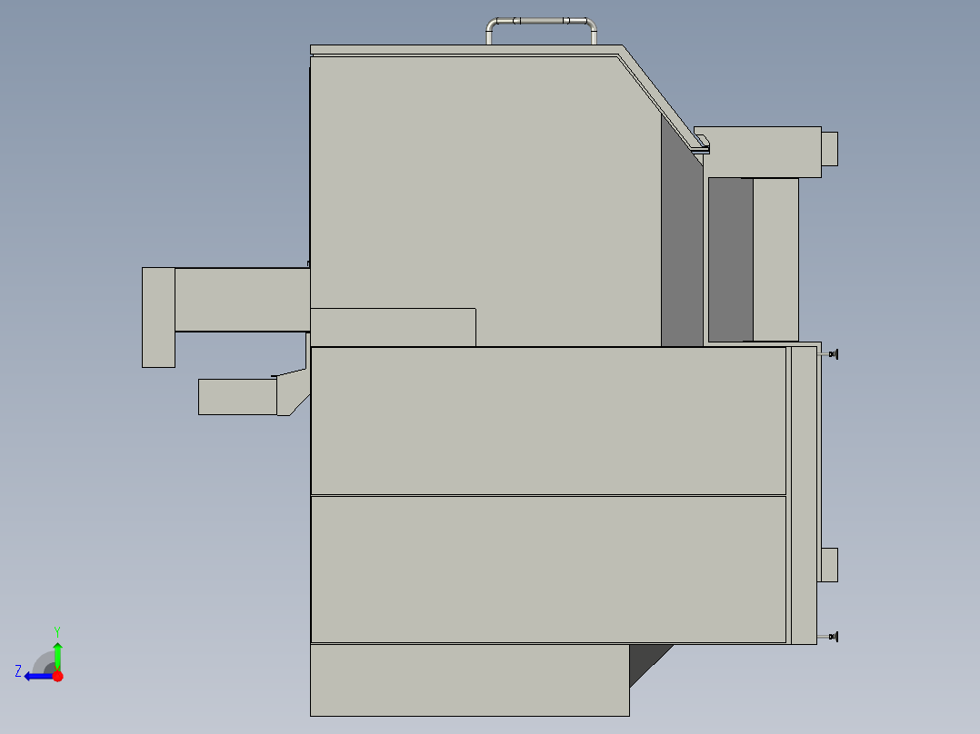 五轴加工中心11右视图