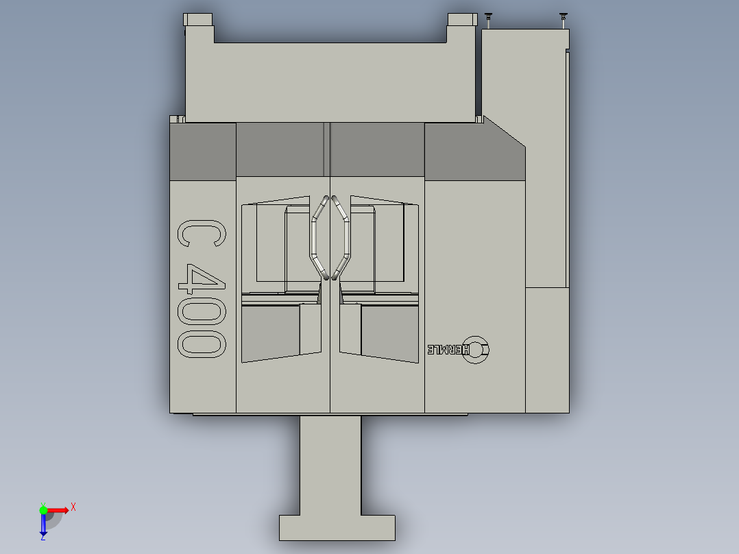五轴加工中心11俯视图