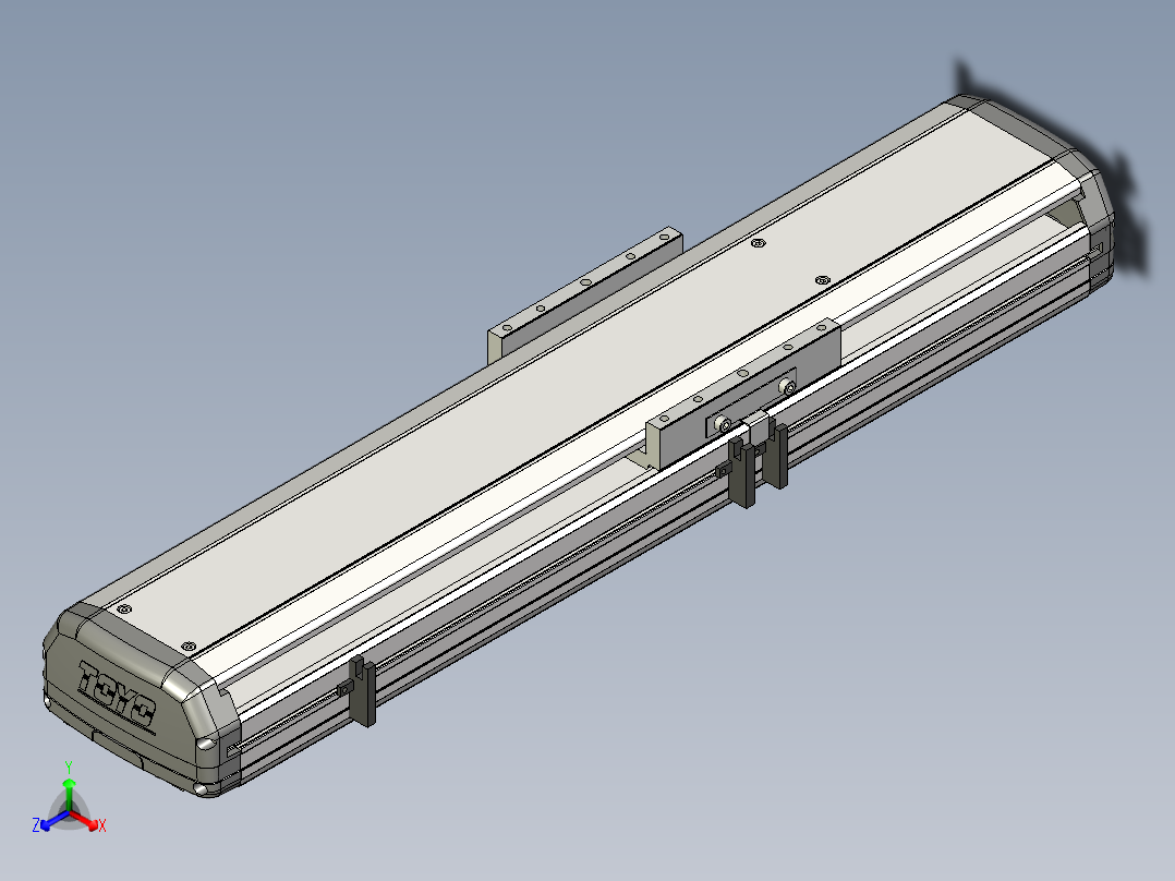 Toyo东佑达直线模组-ETH14-300-M+煞車-C4反主视图