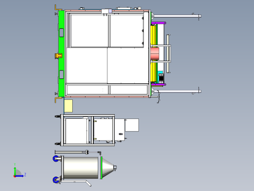 汽车焊装夹具（左视缩略图
