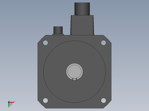 三菱HF-SP152BK伺服电机前视缩略图