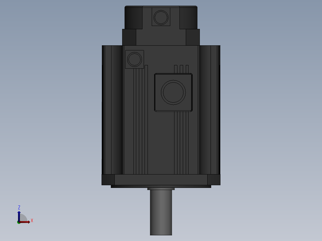 三菱HF-SP152BK伺服电机俯视图